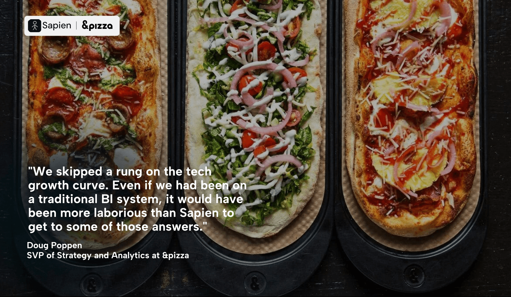 How &pizza Delivers Self-Service Performance Analytics Across 46 Locations With Sapien